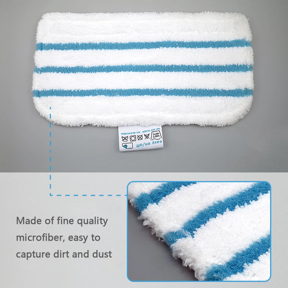 1 pcs/3 pcs/5 pcs Mopping Cloth Mop Pads for Black + Decker Steam Mop FSM1610/ FSM1630 Washable Mopping Pad Accessories