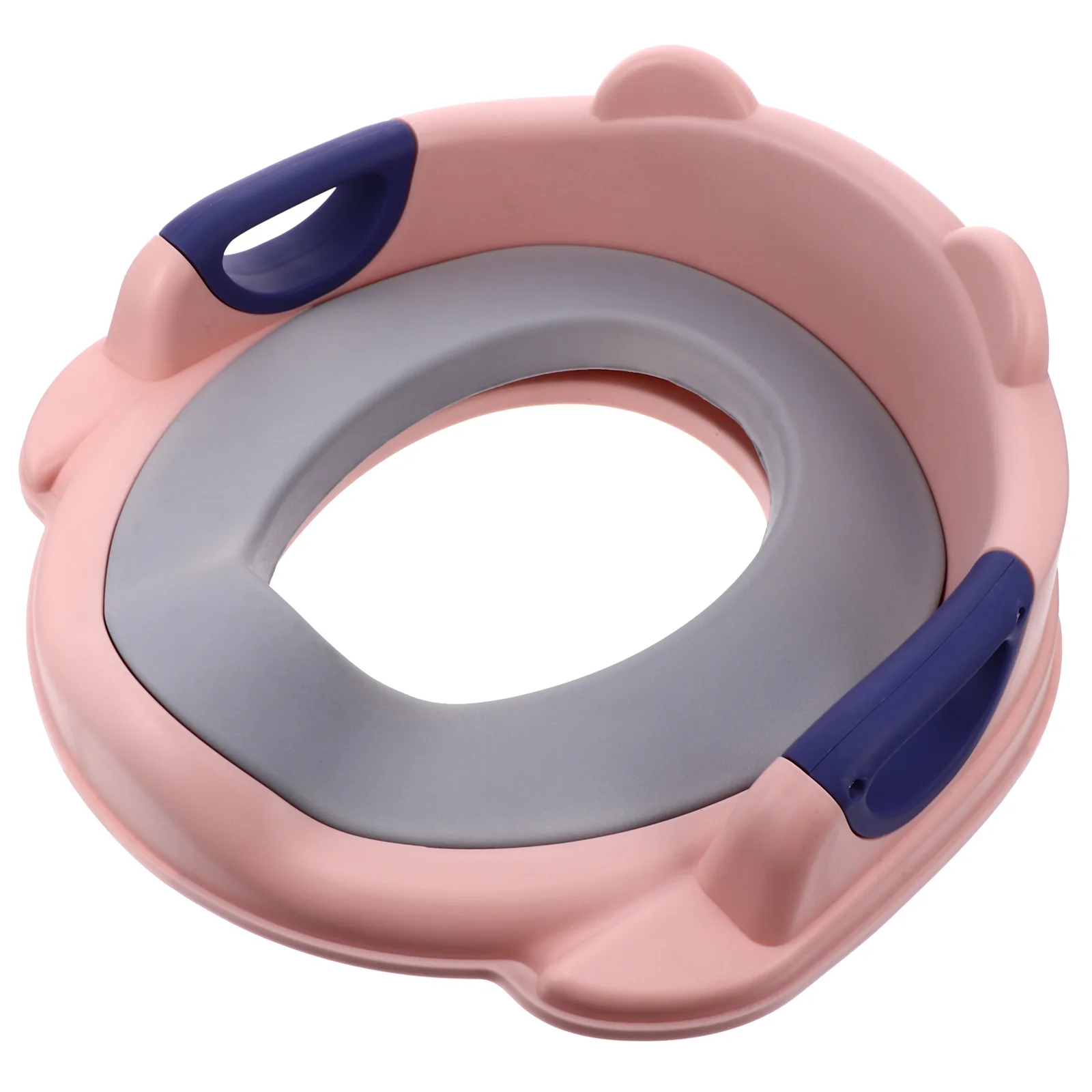 

1pc Baby Toilet Seat PP PU Cushion Comfortable Arc Non Slip Buckle Easy Install Training Ring Home Portable Kids Toddler