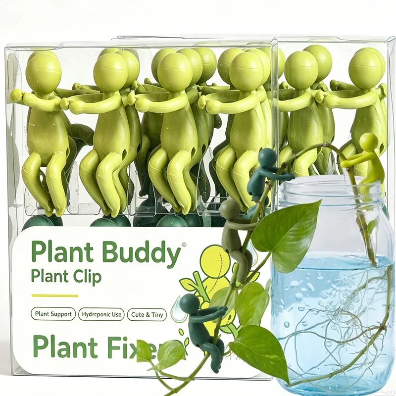 1/10Pcs Cute Plant Stand Plastic Plant Support Pile Greenhouse Arrangement Fixed Rod Indoor Flower Plant Vine Climbing Bracket
