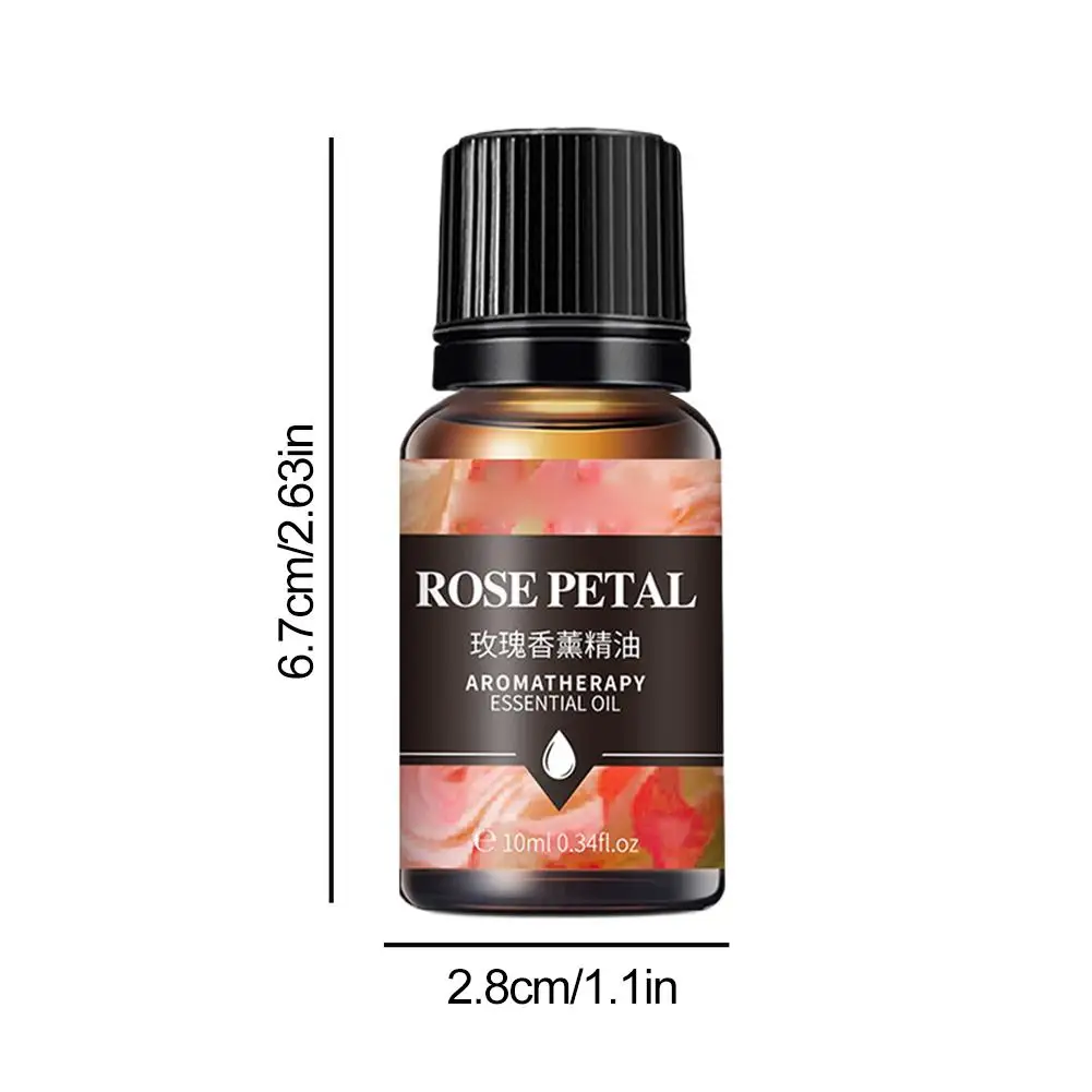 Huiles essentielles pour diffuseur d'arôme, humidificateur d'air soluble dans l'eau, lavande, Rose, Eucalyptus, pêche blanche, Oolong, 10ml