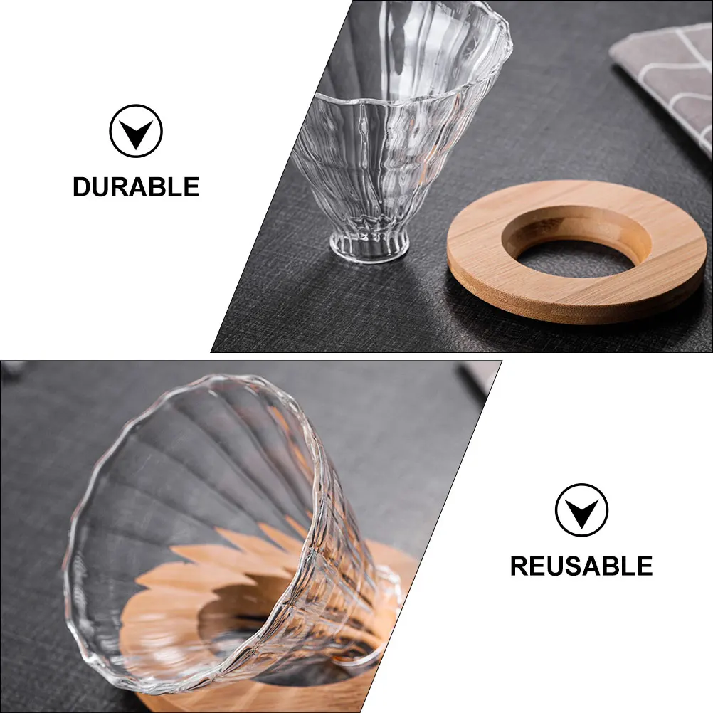 

Premium Coffee Filter Funnel Reusable Durable Strainer Cup Kitchen Supply Home Bar Tool Coffee Drip Filtering Cone Shaped Travel