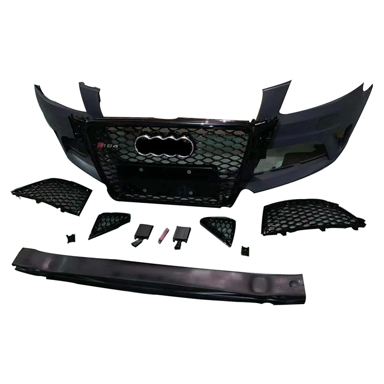 

car bodikits Front bumper frame for Audi A4 b8 body kit RS4 car body kit without front grill car front bumper 2008 - 2012