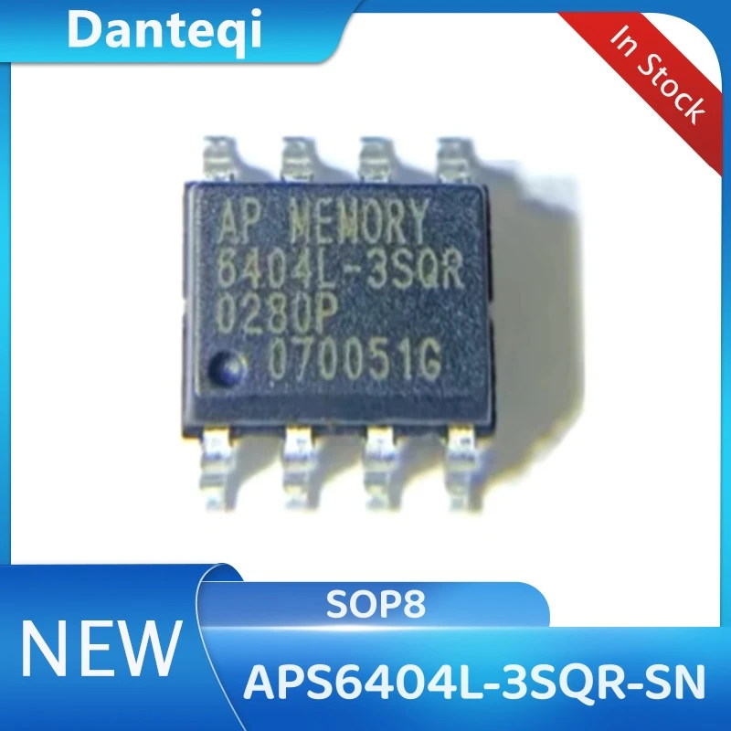 5PCS/LOT 100% New APS6404L-3SQR-SN SOP8 6404L-3SQR Replace ESP-PSRAM64H Chipset