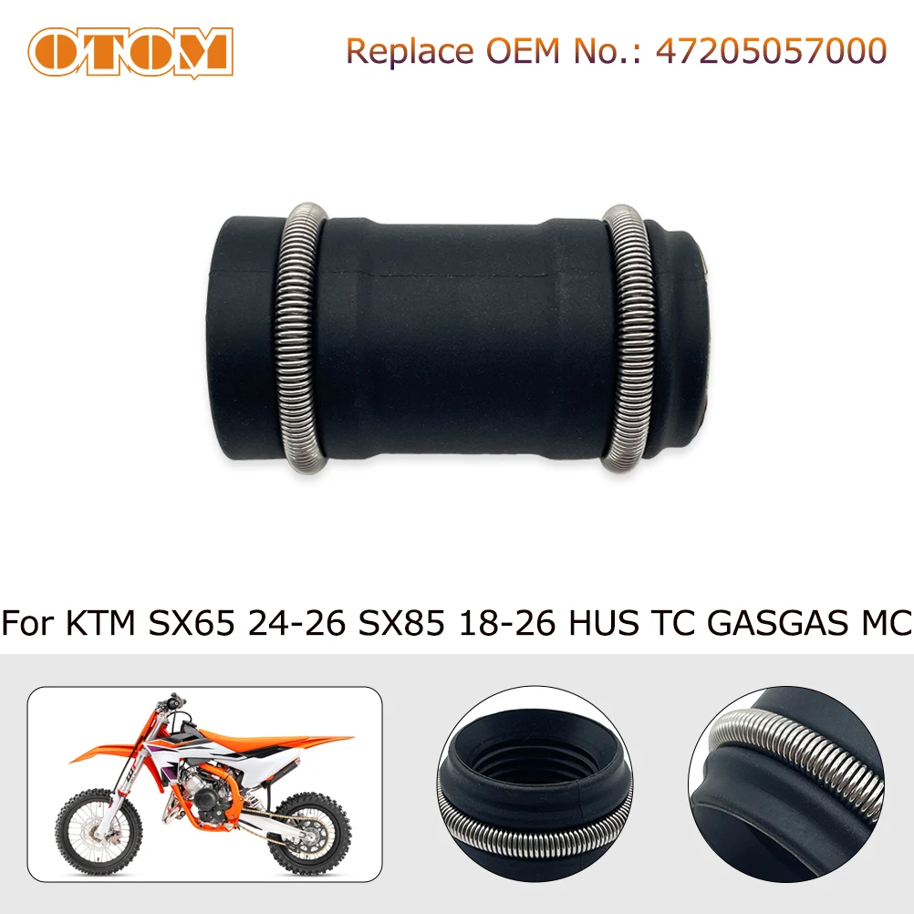 OTOM Motorcycle Exhaust Rubber For KTM SX 65 2024-2026 SX 85 18-26 HUSQVARNA TC GASGAS MC Dirt Bike Accessories 47205057000