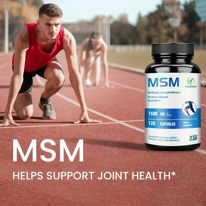 MSM Supplementation - Protect Cartilage and Mobility, Improves Joint Function, Enhances Overall Joint Comfort, Boosts Immunity