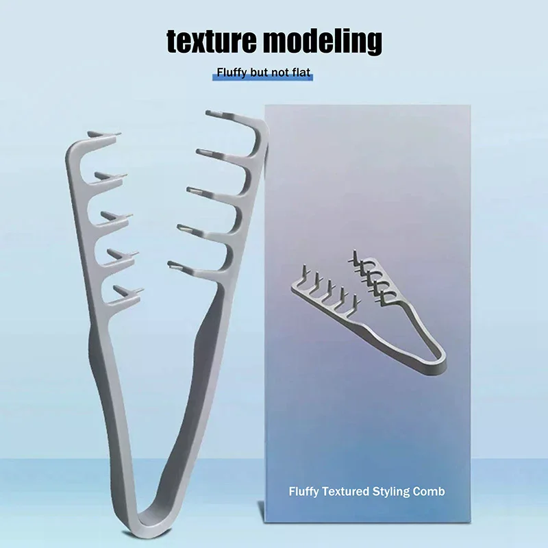 

Volumizing Wide-Tooth Hair Styling Comb Curling Tools Fluffy Texture For Men Ideal For All Hair Types Hairstyling Tools