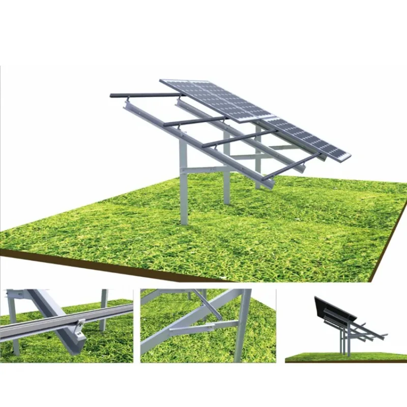 

Strong wind resistance ground bracket, photovoltaic carbon steel bracket kit, ground power station solar bracket kit