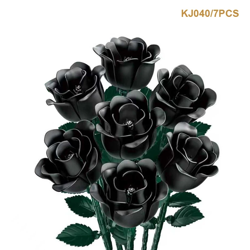 

Романтический подарок на День святого Валентина, развивающая игрушка, розовое настольное украшение, модели, игрушки из строительных блоков, праздничный подарок для девочки