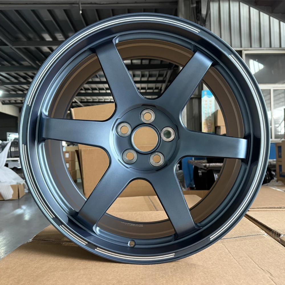 ล้อแม็กซ์ Volk Racing Te37 สีเทา Gunmetal Dark ขนาด 18 19 20 21 นิ้ว 5x112 สำหรับรถยนต์ BMW X4 G02