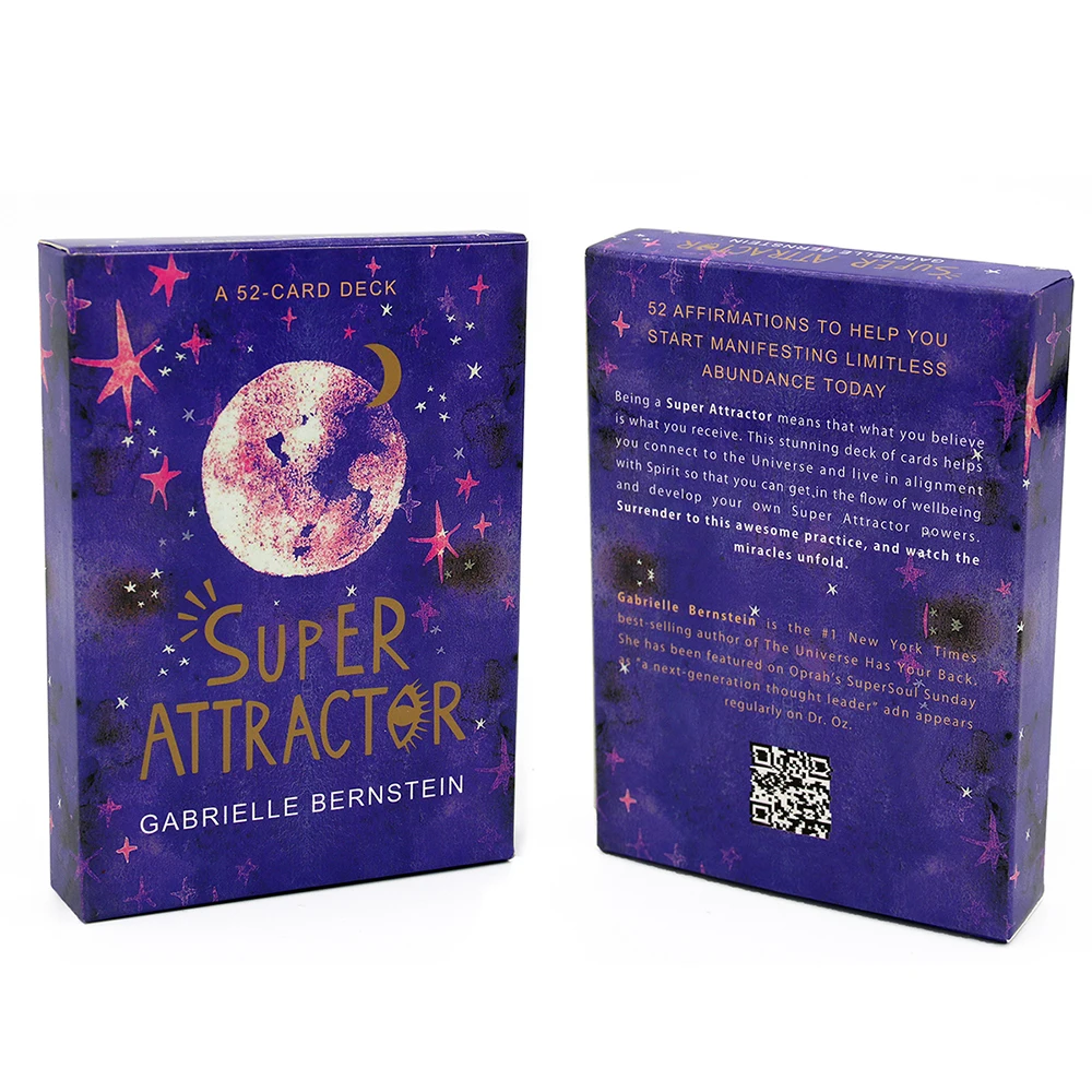 Super Attractor Oracle Deck Angels and Ancestors Oracle Cards Fortune Telling Game Divination Tools Card Game Gabrielle Bernstei