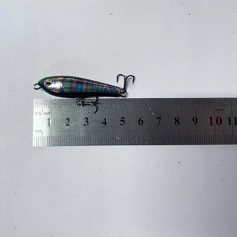 1Pcs Schwimm Mini Bleistift 45mm 2g Topwater Angeln Locken Wobbler Künstliche Kunststoff Harten Köder Für Barsch Hecht forelle Bass Tackle – Detail 3