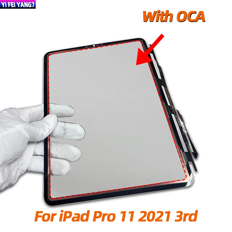 

Original Touch Screen with OCA for iPad Pro 11 2020, A2228, A2230, A2231, Digitizer, 2021 3rd A2301, A2459, A2460, A2377, 5Pcs