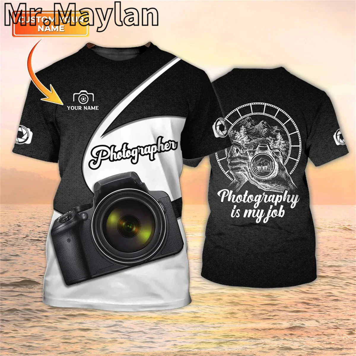 Photography T Shirt 3D Printed Camera Shirt I Just Want To Take Photos Gift For Photographer Tshirts for Men Women Summer Unisex