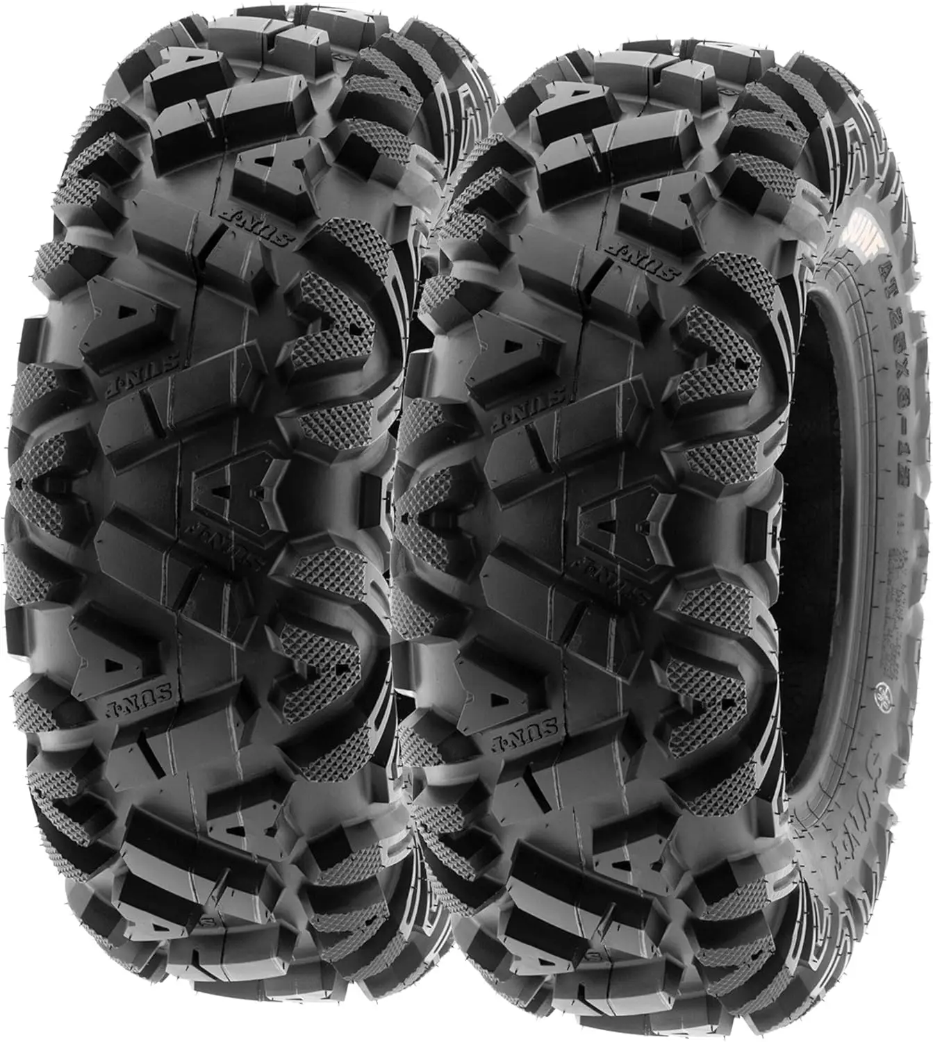 26x8-12 26x10-12 All Terrain Tires ATV UTV 6 PR POWER I A033 - BUNDLE