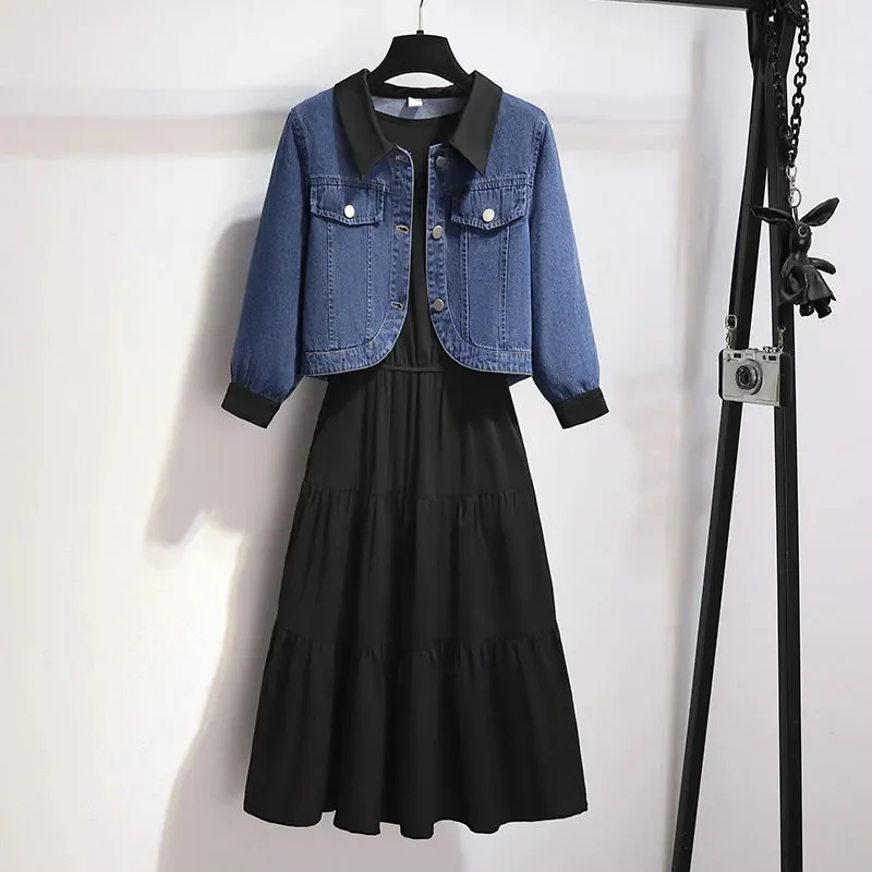 Novo 2025 denim casaco jaqueta feminina primavera outono moda coreana curto cowboy jaqueta superior mujer feminina vendas quentes