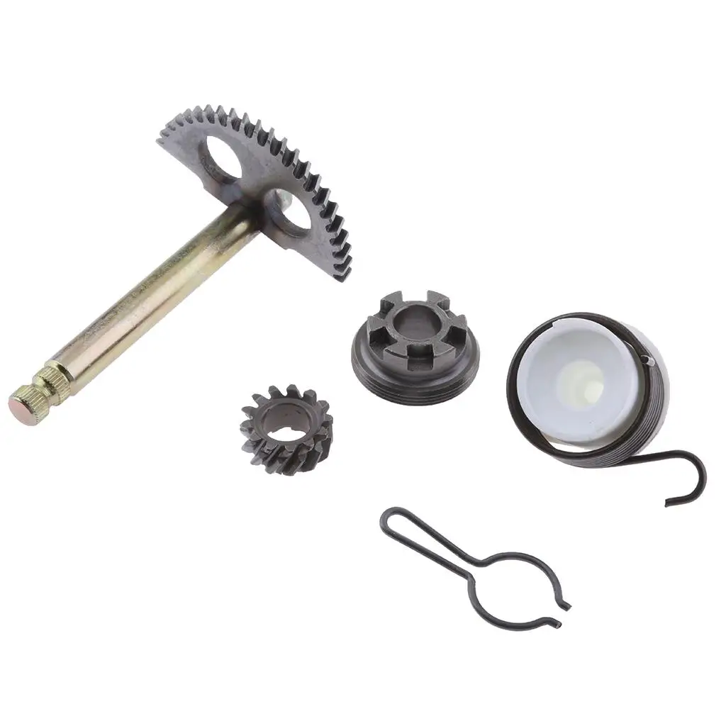 Kick Start Shaft Assembly Starter Gear Rebuild Kit for PW50