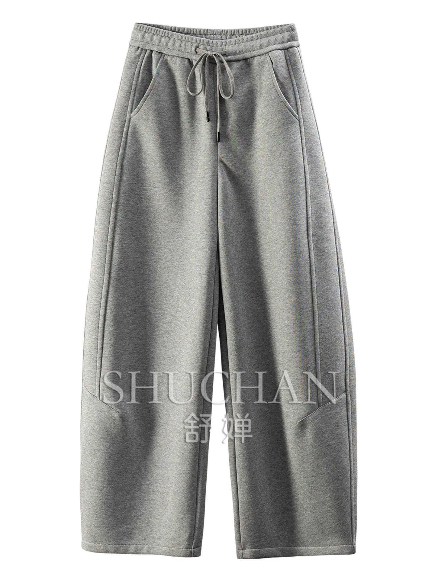 Winter Thick Pant Foreign Trade Single Casual Tailoring Elastic Waist Scimitar Banana Sweatpants Women 79J7