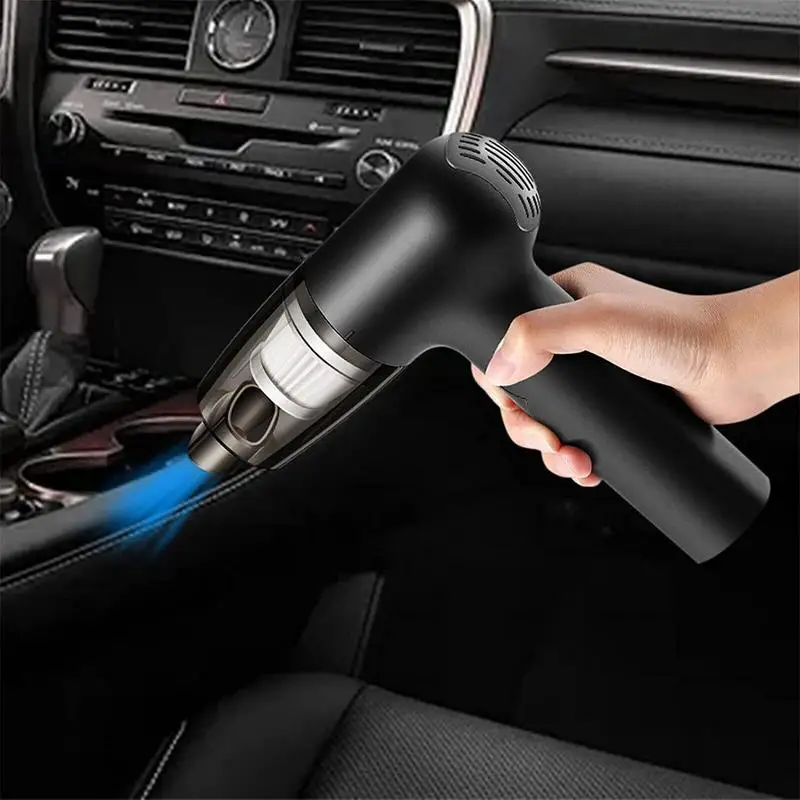 Mini Car Vacuum Cleaner Foldable High Power Car Blower Vacuum Ergonomic Car Interior Cleaning Tool For Sports Car Truck SUV RV