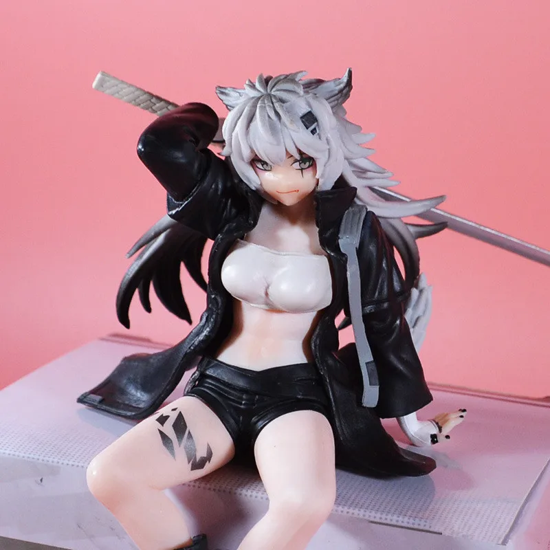 Furyu Arknights 15 cm Amiya Lappland bouchon de nouilles-Anime Kawaii PVC figurine à collectionner modèle Statue jouet cadeau pour les enfants