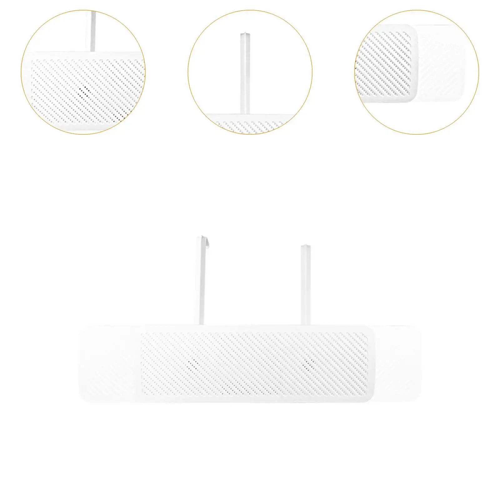 Telescopic Scalable Air Conditioning Deflector White PP Anti Direct Blowing Baffle for Wall Mounted Unit Bedroom