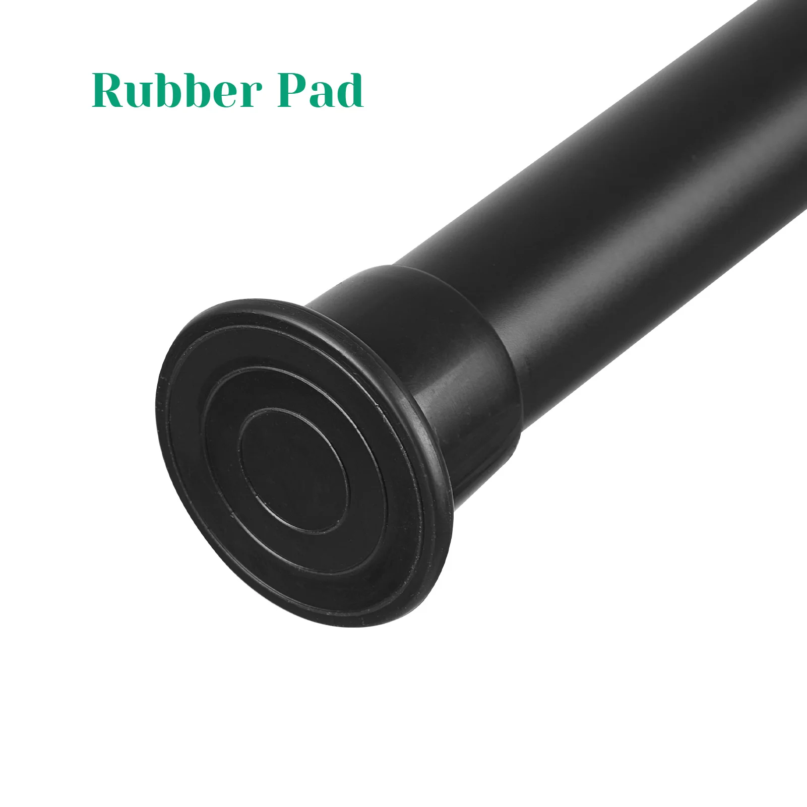 لا الحفر ركن دش التوتر القطب العلبة مقاومة للصدأ الحمام تخزين الرف 4 رفوف قابلة للتعديل قواعد مطاطية 102 "-122" الارتفاع