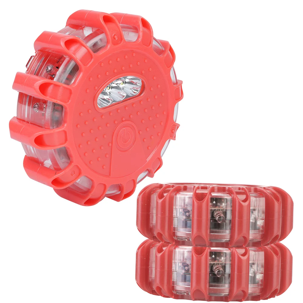 Safety Barricade Light Warning Lamp LED Emergency car Lights Emergency Strobe Flashing Lights Super Bright Round Warning Beacon