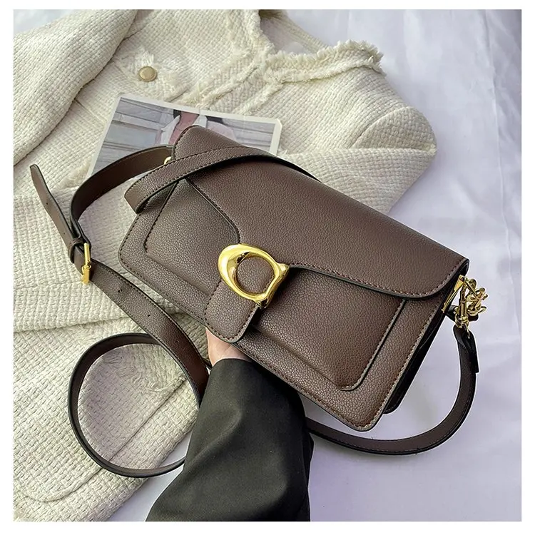 

2025 New Model Luxury Designer Crossbody Bag Retro Solid Color Handbag Women's Handbag Casual Vacation Bag Fashion Shoulder Bag