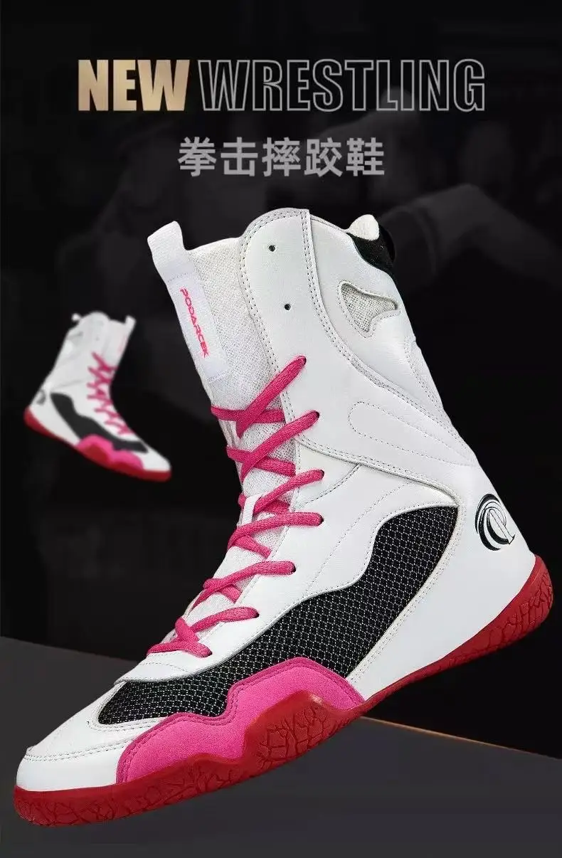 

Hot Sale Professional Men's Women's High Quality Power Lightweight Wrestling Shoes Wear-Resistant Weightlifting Shoes Very Good