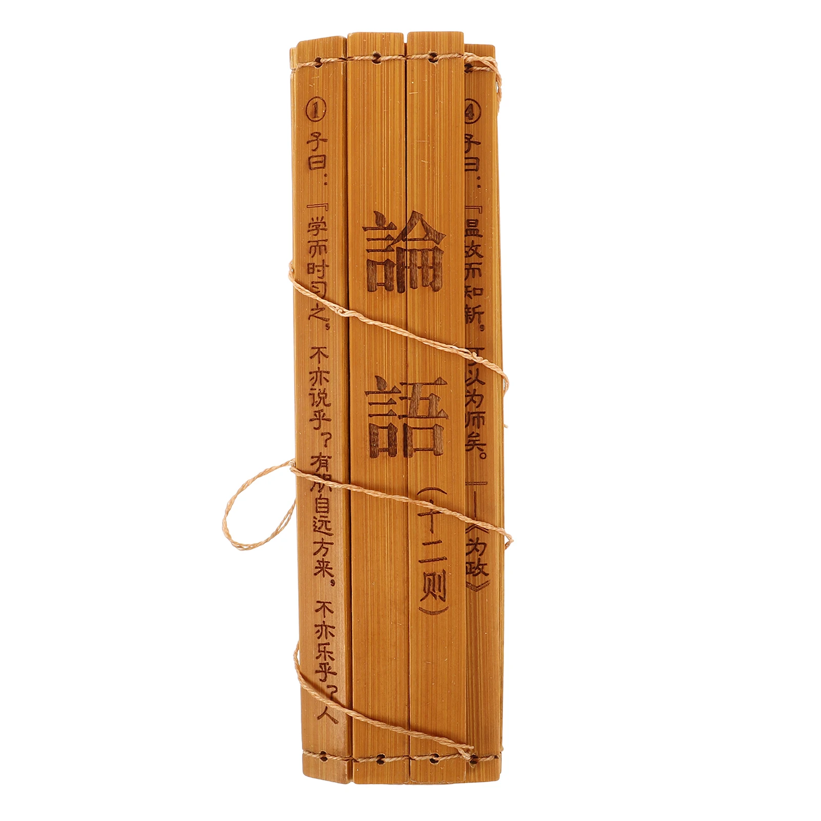 

Bamboo Slips Book Props Performance Stage Montessori Education Craft Vintage Home Office Decorative