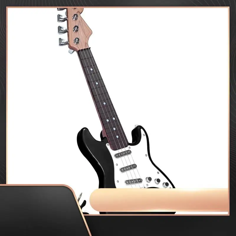 

Гитара 17 дюймов для детей, 4-струнная электрогитара, музыкальные инструменты для детей, портативный электронный инструмент