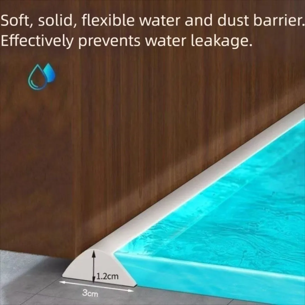 Siliconenmateriaal Zelfklevende waterstopper Opvouwbaar ontwerp Waterdichte afdichting Buigbare siliconenbarrière Zelfklevende achterkant