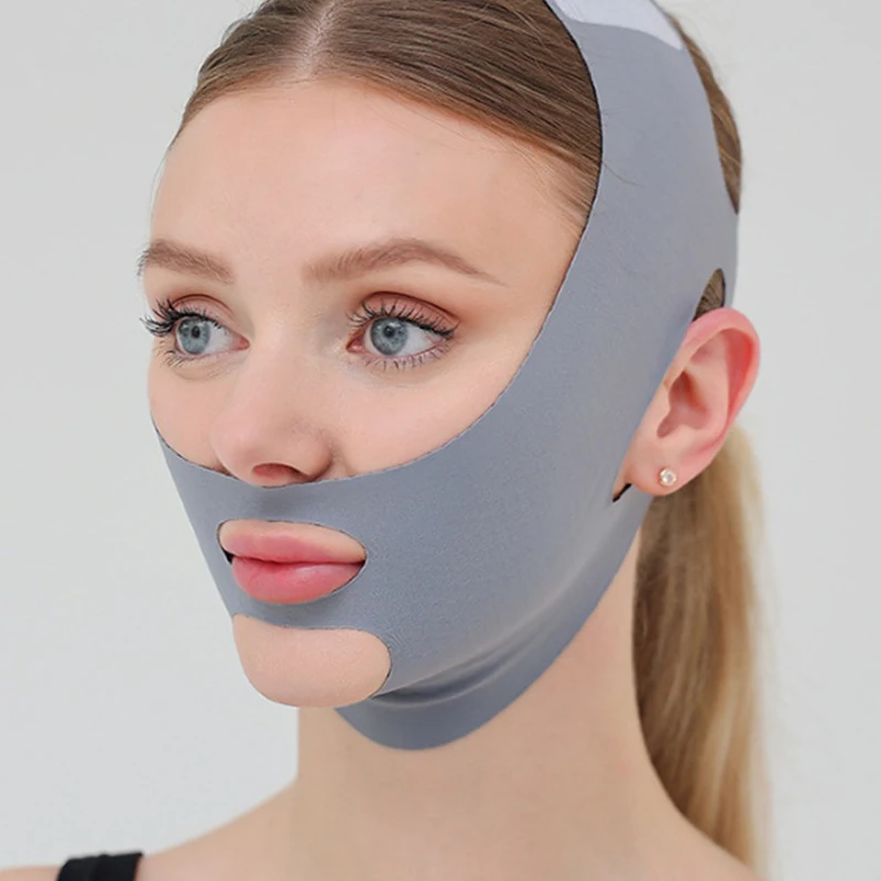 Bandage amincissant pour le ruisseau et les joues, forme en V, masque de levage de ligne en V, lifting du visage, bande anti-déformle, masque de couchage, beauté, santé