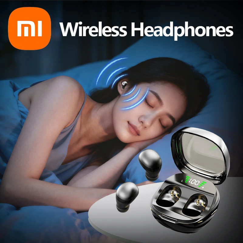 Xiaomi Mini Headphones HD Hifi Earbuds Invisible Sleep Game Sports Headset Bluetooth 5.3 Touch Control Earphones For Men Women