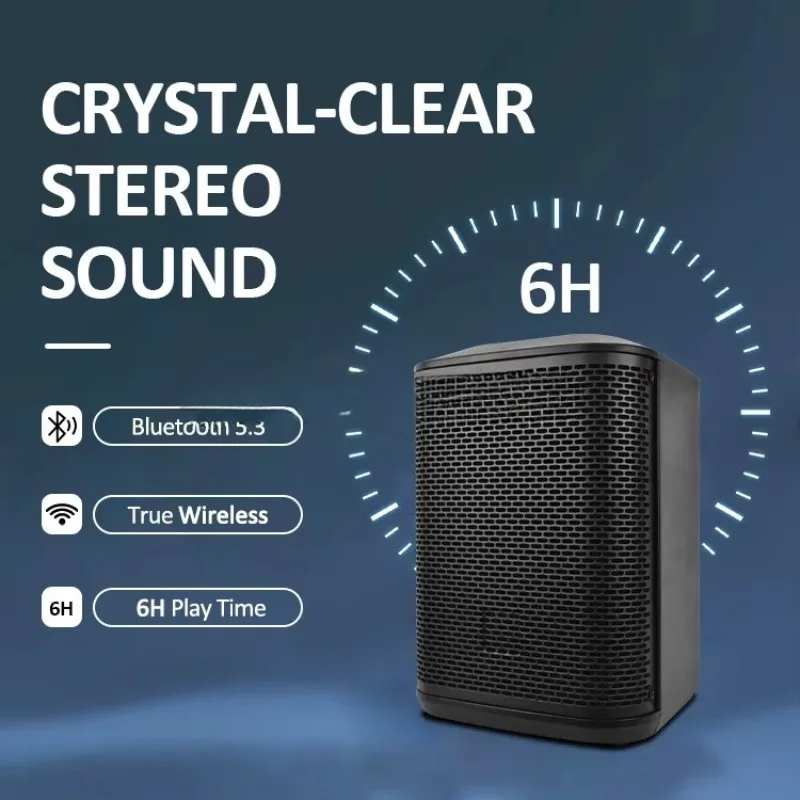 

Bluetooth Speaker High Power HiFi Audio Speaker Passive Radio Home Cinema Music System Usb XLR Karaoke