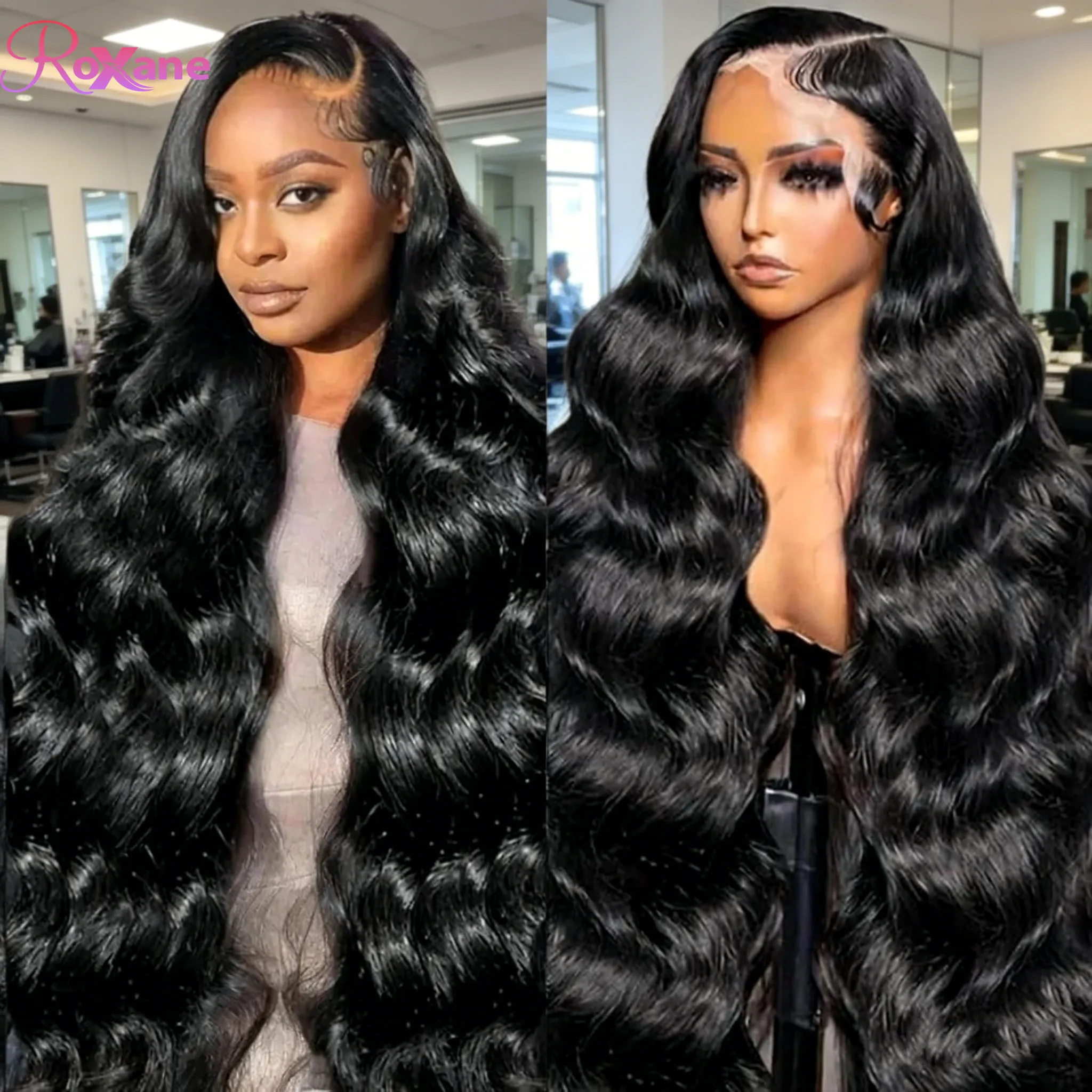 

Парики Roxane Wear And Go 5x5 без клея, из натуральных волос, предварительно нарезанные, 13x6, с кружевной передней частью, из натуральных волос, с эффектом Body Wave, для женщин