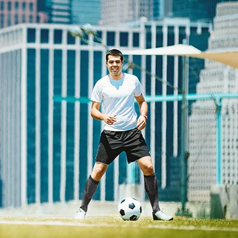 1/3 Paar Kompressionssocken Sportsocken Medizinische Pflegestrümpfe Verhindern Krampfadern Socken Schwangerschaft Stillen Sportlich Fußball – Detail 10