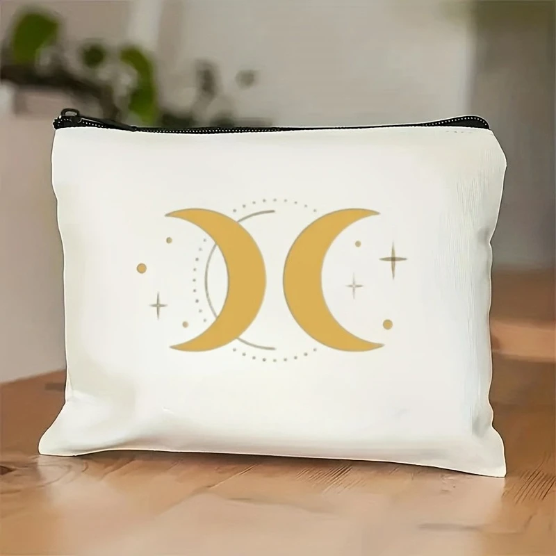 

Eid Gifts Eid Mubarak Gift Bags Ramadan Ramadan Gift Makeup Bag for Muslim Ramadan Makeup Bag Beige Zippered Storage Pouch