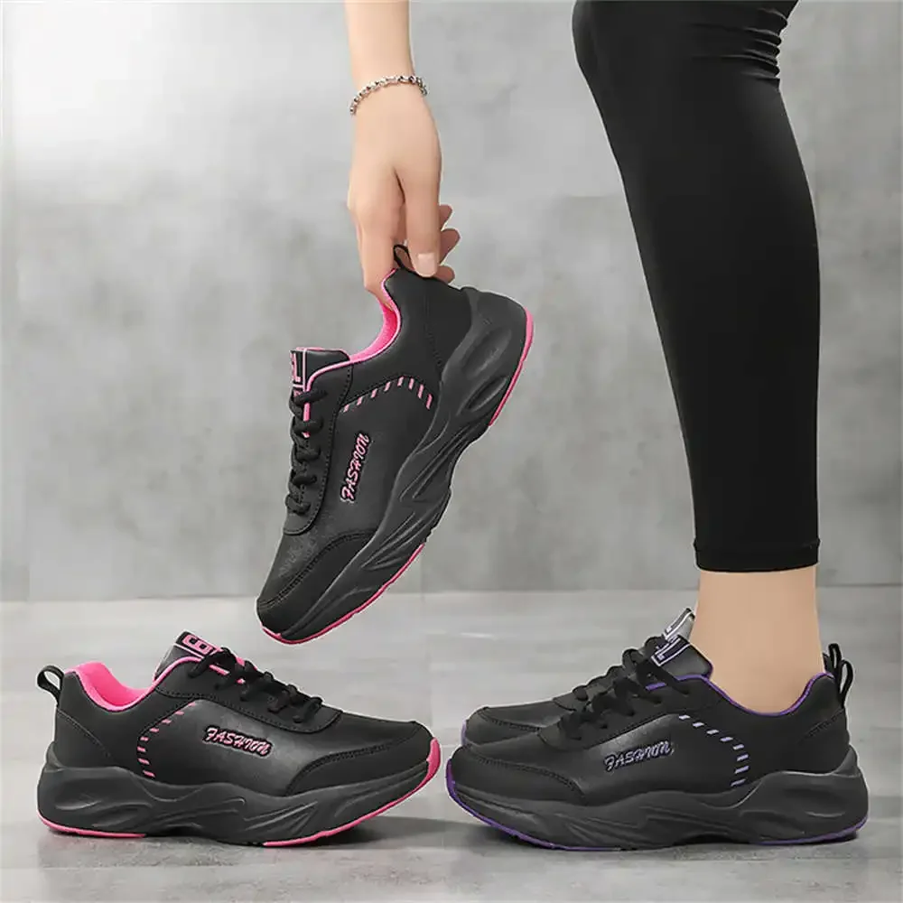 40-41 Thick Heel Particular Woman Shoes Flats Women's Walking Tennis Adult Sneakers Sport 2024 Sporty Pie Sapatos Items