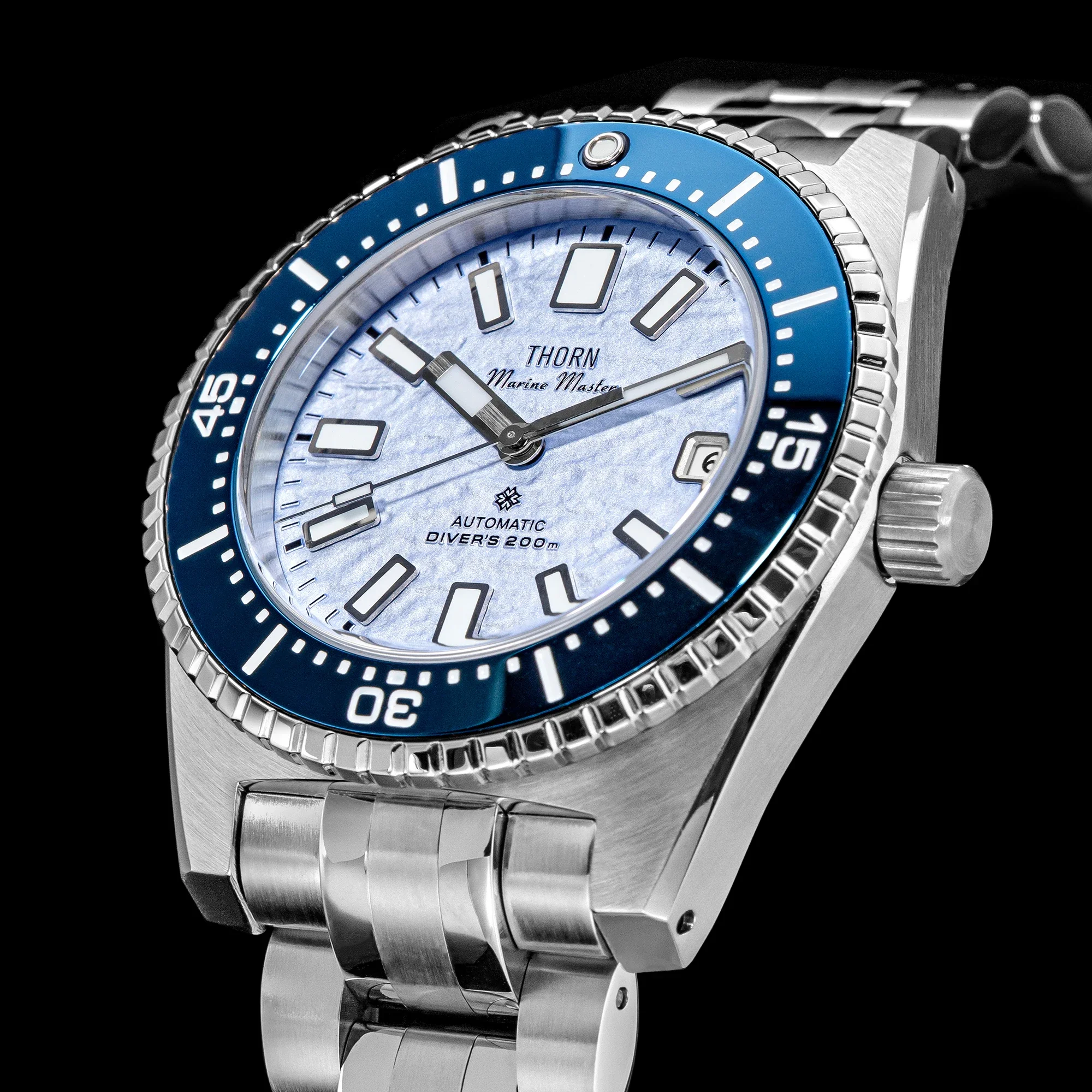 [SHY-042]THORN Vollautomatische Mechanische NH35A Uhr mit 316L Stahlgehäuse, Herren-Taucheruhr mit Leuchtziffern, Geschenkidee – Detail 8