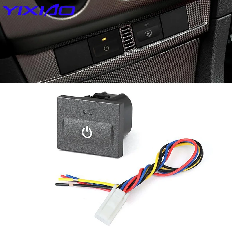 1PC Car LED DRL Light Packing Radar Power On Off Mirror Heating Switch Button For Ford Focus 2 Mk2 2009 2010 2011 Accessories