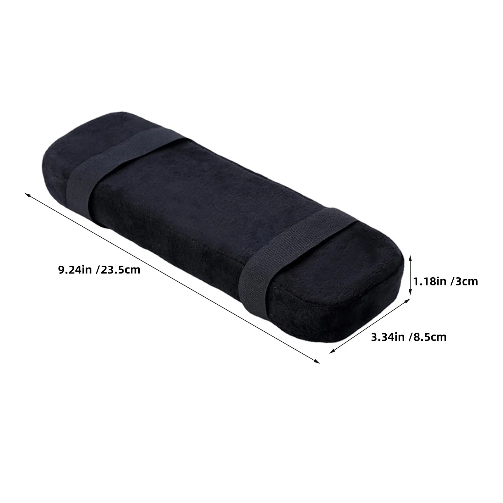 4Pcs Chair Armrest Cushion Soft Support Pads Office Gaming Chair Armrest Replacement Cover Patio Car Camping Desk Pad for Desk