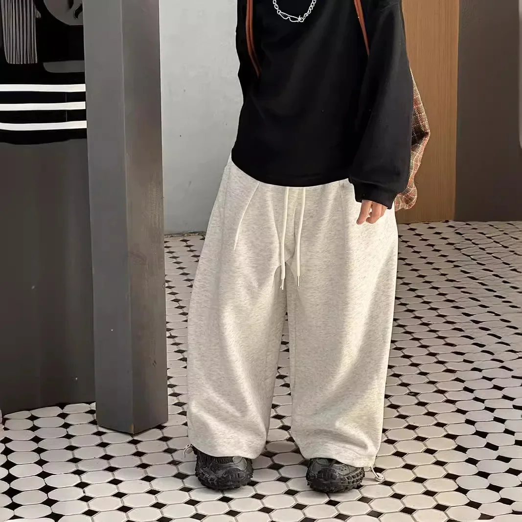 Children Clothing Kids Casual 2024 Spring and Autumn Boys Sports Loose Wide Leg Pants New Boys Straight Fashionable Pants