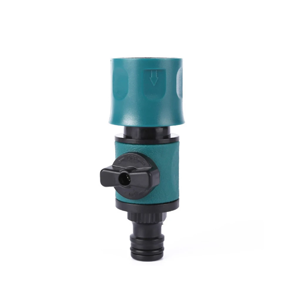 

1pc Garden Hose Pipe In Line Tap Shut Off Valve Connect Adaptor Quick Connector Garden Irrigate Tool Gadget Parts