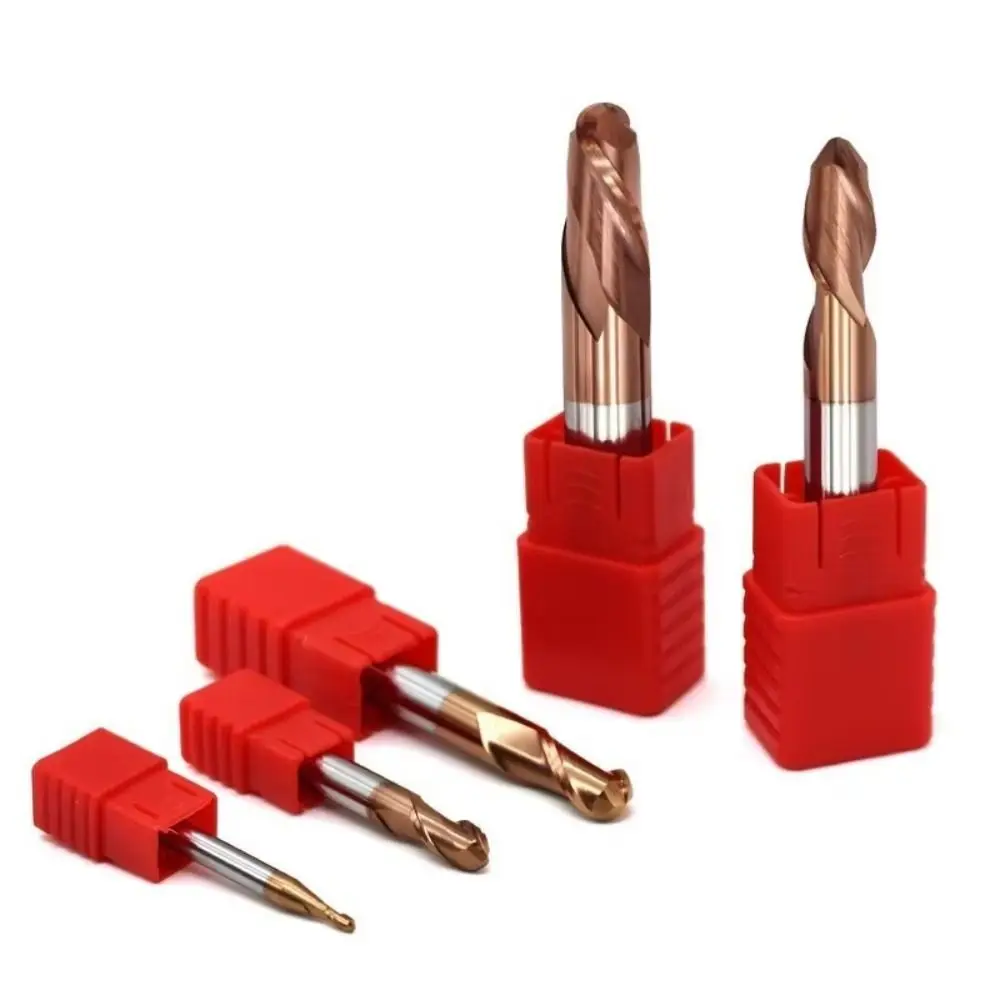 

3D-резьбовые биты с ЧПУ, твердосплавные 2 канавки, концевая фреза, 2 канавки, гравировальные фрезы, фрезы по металлу