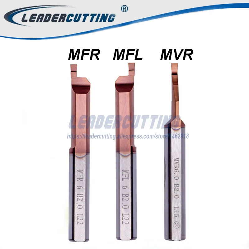 MFR MFL MVR 4B 5B 6B  8B Carbide Lathe Grooving Cutter Bar Tungsten Steel Small Hole MFR Micro Boring Tool Grooving Arbor Cutter