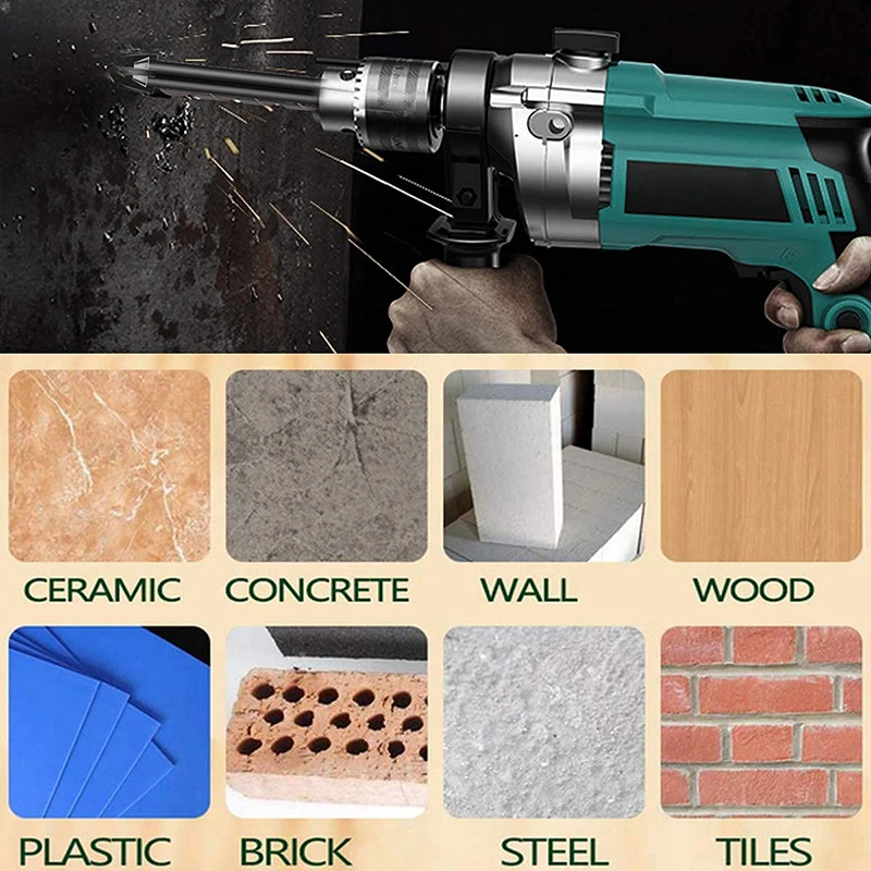 8 Máy Tính Bê Tông Bit Bộ Mũi Khoan Chút Cho Gạch Men Gạch Nhựa Và Gỗ Hợp Kim Vonfram Cuttingedge Oxynitriding Quá Trình