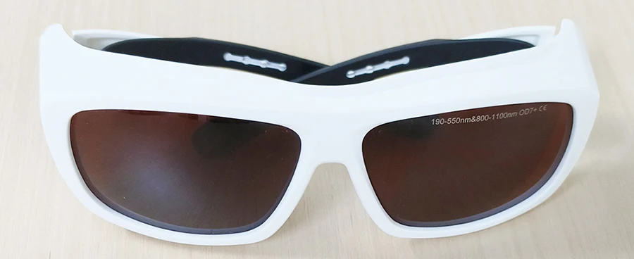 Laser-Schutzbrille OD 7+ Sicherheitsbrille 532nm 808nm 1064nm Wellenlängen-Augenschutz für Violett-, Blau-, Grün- und Infrarot-Laser – Detail 3