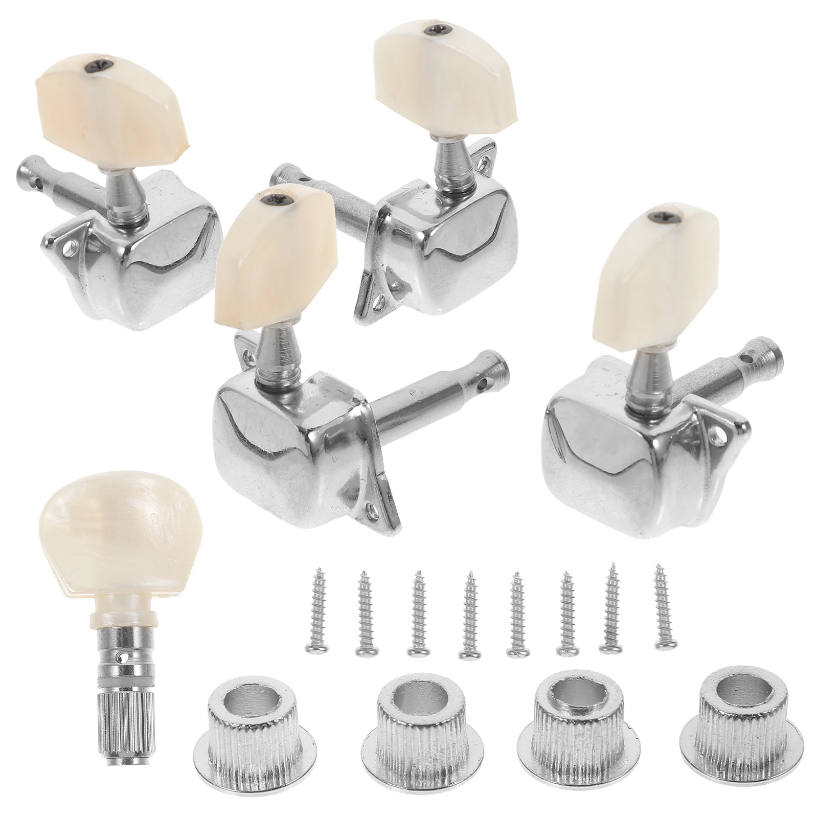 

1 Set Banjo Tuning Pegs Tuners String Key Machine Heads Tuning Pegs Tuning Keys for Mandolin Banjo Parts Accessories Tuning Kit