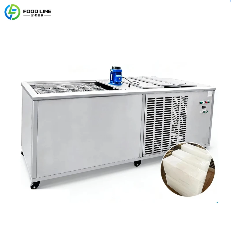 Customized Ice Brick Machine Brine Type Ice Block Maker for Large Scale Ice Production Business Use