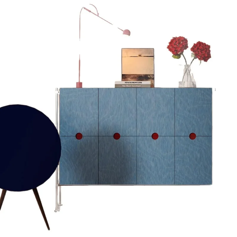 Side cabinet Ocean plate cabinet Bucket cabinet Danube blue edge cabinet Entrance cabinet Bauhaus optical axis storage cabinet